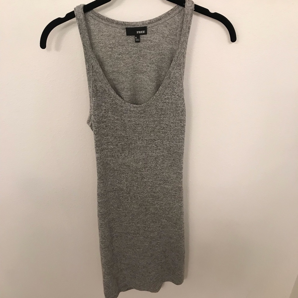 Aritzia midi dress with back slit